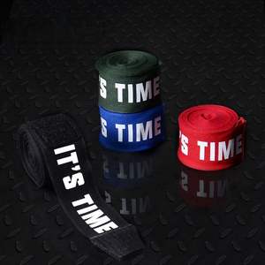 Vendas elásticas personalizadas para boxeo de 3m, de mezcla de algodón y gasa, con patrón sólido, transpirables y duraderas. - Product Image 3