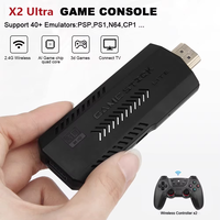 Console de Jeu Rétro X2 Ultra avec 30001-50000 Jeux Classiques Intégrés, 4K Ultra HD, Manettes Sans Fil Doubles 2.4G, Faible Coût, 64/128 Go