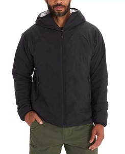 Veste coupe-vent en nylon froissé légère et décontractée personnalisée pour homme, veste imperméable vierge avec capuche - Product Image 1