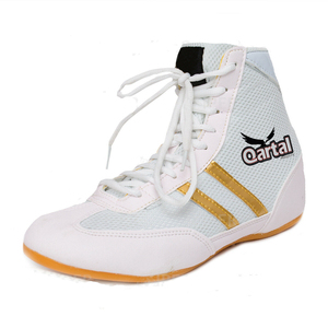 รองเท้ามวยหุ้มข้อสูงระดับข้อเท้าสำหรับผู้ชายดีไซน์และพิมพ์ลายโลโก้ของคุณเอง - Product Image 1