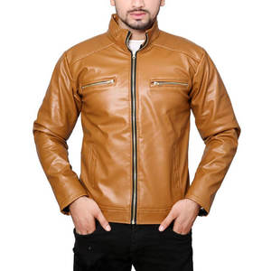 Meilleur prix Veste en cuir pour homme sur mesure Mode Veste en cuir de vache véritable Veste en cuir véritable pour homme Veste bomber pour homme - Product Image 2