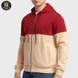 Diseño OEM 2025 Sudaderas con cremallera para hombre Tallas grandes Transpirable Manga larga Bolsillos laterales Precio bajo Cremallera sudaderas con capucha para hombre - Product Image 3