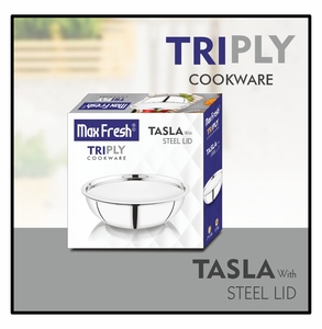 Maxfresh ชุดเครื่องครัวสแตนเลสสตีลสามชั้น2ชิ้น24ซม. ดีไซน์ทันสมัยระดับพรีเมียม - Product Image 3