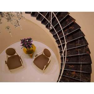 Marbre en calcite naturelle de Sienne dorée finition aiguisée pour entrée chambre salle de bain hall extérieur avec table en marbre baignoire - Product Image 5