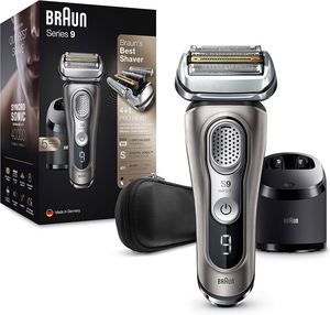 Braun Afeitadora Eléctrica Original Serie 9 Pro 9477cc para Hombres, 4 + 1 Cabezal con ProLift Trimmer SmartCare Center, Wet & Dry - Product Image 1