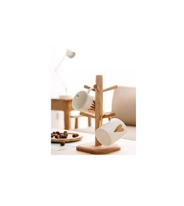 Soporte de madera para tazas, estante de árbol y decoración de Mesa para el hogar y la cocina, gran oferta - Product Image 2