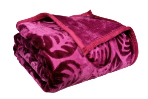 Couvertures Raschel en vison gaufré de haute qualité du fabricant direct Top vente 100% Polyester meilleurs motifs de caractères solides Inde - Product Image 5