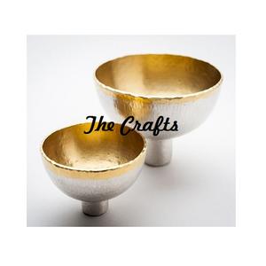 Bol à servir en chocolat de qualité supérieure en aluminium martelé, bol à dessert pour la cuisine - Product Image 6