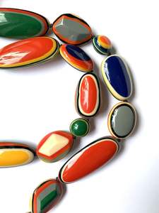 Dernier luxe personnalisé fabriqué à la main avec la meilleure qualité collier en résine belle mode polie pour les femmes de l'Inde. - Product Image 2