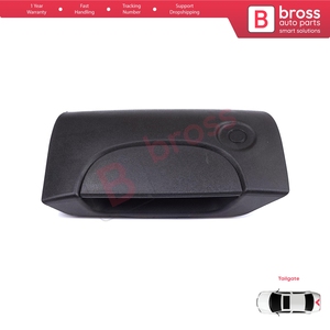 มือจับเปิดประตูท้ายรถยนต์สีดำ รุ่น BDP1423 สำหรับ Kangoo Kubistar MK1 X76 FC KC ปี 1997-2009 รหัส 8200153668 - Product Image 3