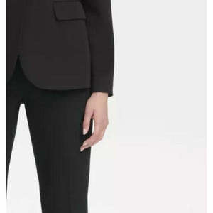 Blazer da donna Tommy Hilfiger in velluto a coste, monopetto, nero, taglia 10, lunghezza corta, chiusura doppiopetto - Product Image 3