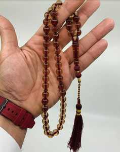 ลูกประคำสำหรับงานแต่งงาน tasbih ลูกปัดแก้วทางศาสนาของศาสนาอิสลาม - Product Image 6