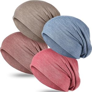 Venta al por mayor estilo desgastado Hombres Mujeres Moda Long Slouchy Beanie Sombreros Oversized Baggy Beanies Gorras para Unisex - Product Image 1