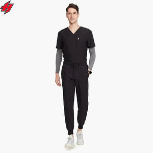 Ropa médica personalizada uniforme elástico azul uniforme de Enfermería del Hospital fabricante uniforme para la enfermera - Product Image 5