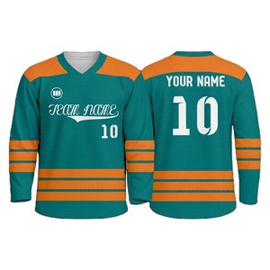 Conjunto de Uniforme de Hockey Profesional Personalizado, Camisetas y Pantalones de Hockey sobre Hielo Transpirables, Nombre del Jugador Impreso, 100% Poliéster, Ropa de Equipo, EE. UU. - Product Image 1