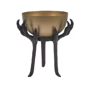 Handcrafted Wooden Decorative Bowl With Unique White Lace Edge Perfect For Boho Dining Table Or Rustic Home Decoration - Product Image 5