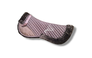 Produit équestre demi-tapis de selle fausse fourrure meilleure doublure supérieure confortable coton tissu demi-tapis de selle - Product Image 3