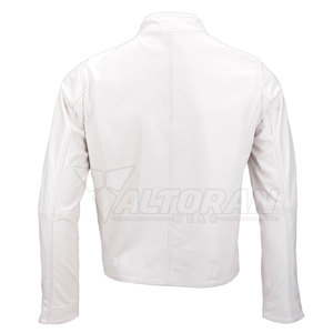 Chaqueta de Cuero para Hombre, Corte Clásico, Estilo Casual de Negocios - Product Image 3