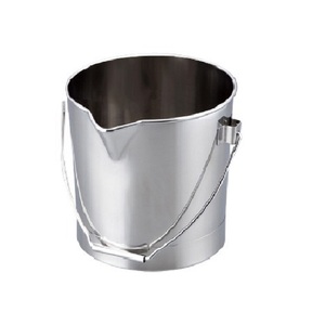 Cubo Multifuncional de Acero Inoxidable para Alimentos, con Laterales Planos y Asas, para Enfriar Vino, Cerveza y Cócteles - Product Image 2