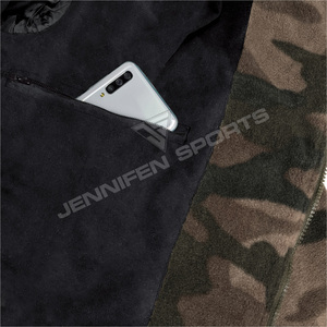 Veste de chasse pour homme en hiver, 100% polyester, respirante, décontractée, en polaire, logo personnalisé, service OEM - Product Image 4