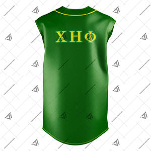 Greek Chi Eta Phi Sorority Clothing Ready To Ship Embroidered Sleeveless Baseball Jersey Softball <b>Vest</b> - Product Image 2