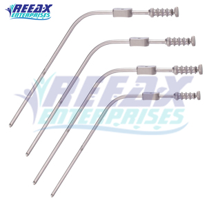Tubo de succión de Neurocirugía de acero inoxidable de alta calidad, 4 Uds., Mejor Proveedor Premium, base de instrumentos quirúrgicos REEAX - Product Image 2