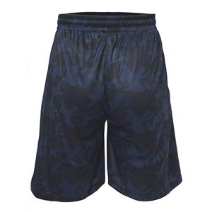 Short de basket-ball pour hommes et enfants OEM polyester sublimé motif solide prix bon marché - Product Image 1