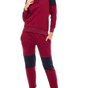 2025 Women's Casual Winter Warm <b>Fleece</b> Track Suit Breathable Quick Dry Stylish Plus Size Loose Fit Solid 2-in-1 Design - Product Image 3