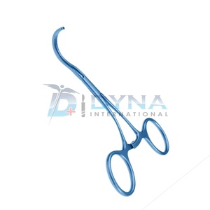 แคลมป์สเตนเลสสตีลคุณภาพสูงกึ่งวงกลม Cooley atraumatic ขากรรไกรโค้งไทเทเนียม4.75 "(12ซม.) - Product Image 4