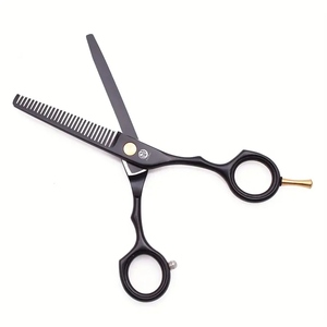 กรรไกรตัดผมเหล็กด้ามจับตามหลักสรีรศาสตร์เครื่องมือจัดแต่งทรงผมสำหรับผู้ชายและผู้หญิง - Product Image 5