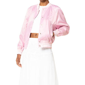 Veste universitaire en chenille brodée de logo personnalisé de haute qualité pour femmes vente en gros de la saison d'hiver pas cher prix Service OEM - Product Image 2