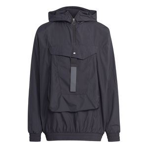 Custom Waterproof Windbreaker <b>Men's</b> <b>Half</b> <b>Zip</b> Anorak <b>Jacket</b> Outdoor Lightweight Streetwear Tactical Oversized Hooded Pullover - Product Image 1