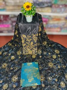 Empress Collection Somalian Wedding Dress Stone Beaded Fransawi Dirac Jacquard Slub Abstract Floral Pattern Design Special Girls - Product Image 5