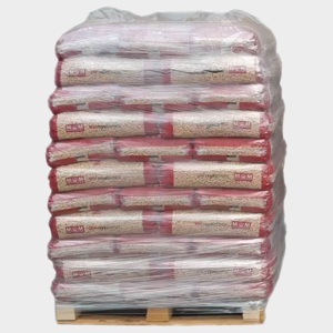 Briquetas de patrón de palo de pellets de madera de pino baratas de alta calidad para calefacción doméstica bolsa de ceniza de baja humedad embalada DE ALTO diámetro - Product Image 6