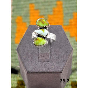 Anillo Ajustable de Plata de Ley con Turquesa Palomino de Inspiración Suroeste, Estilo Romántico, Engaste de Bisel, Oro Rosa y Rodio, Regalo - Product Image 3