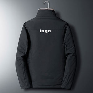 แจ็คเก็ตบอมเบอร์ขายส่งบุขนสัตว์ แจ็คเก็ตนักบินไนลอนสำหรับฤดูใบไม้ผลิสำหรับผู้ชาย ไซส์ใหญ่ รับทำโลโก้ สีน้ำเงินเรียบ สำหรับฤดูหนาว - Product Image 4