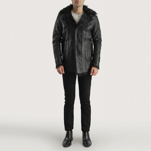 Nouvelles Vestes en Cuir Véritable pour Hommes, Style Urbain Décontracté, Imperméables et Respirantes, avec Ceinture Latérale – Vente en Gros Direct Fabricant - Product Image 4