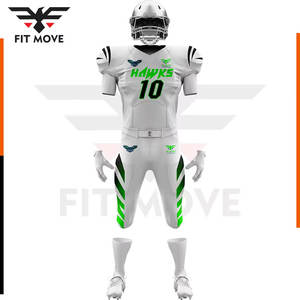 Ensemble de maillots de football américain de qualité supérieure, impression par sublimation personnalisée, séchage rapide, design personnalisé, meilleur prix - Product Image 2