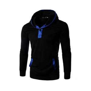 Sudaderas con capucha de tela suave y cómoda de alta calidad para hombre, algodón, poliéster, MOQ bajo, Sudadera con capucha de gran tamaño para hombre - Product Image 6