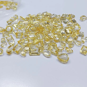 Piedra Preciosa de Citrino Natural de Súper Calidad Hecha a Mano |   Gema Suelta Amarilla Tratada con Calor |   Piedra Limpia Certificada por Terceros 8-25 - Product Image 1