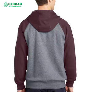 Sudaderas con Capucha de Manga Larga de Color Sólido de Alta Calidad, Unisex, Corte Regular, Cómodas, de Dos Tonos, Marca Privada, Invierno, 100% Algodón - Product Image 2