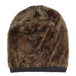 Buy Slouchy <b>Winter</b> Beanie <b>Hats</b> for <b>Men</b> & Women Over sized Long Slouch Beanie Cap Street wear waffle Cap - Product Image 3