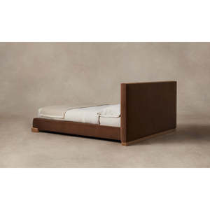 <b>Maxime</b> King Size Bed Minimalist French Design Soft Upholstered Tufted Luxury Bed Adjustable Stainless Steel Storage Included - Product Image 5
