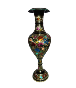 Florero de estilo moderno de latón hecho a mano, diseño personalizado, florero alto, respetuoso con el medio ambiente para uso doméstico, logotipo impreso. - Product Image 5