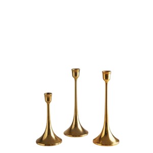 Juego de 3 Candelabros Modernos de Metal Chapado en Cobre, Color Oro Rosa, Altos, para Decoración del Hogar, Centros de Mesa para Bodas y Cenas - Product Image 4