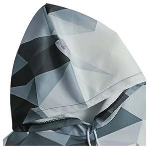 เสื้อฮู้ดพิมพ์ลายซับลิเมชันสำหรับผู้ชายเสื้อผ้าแฟชั่นแบบสวมหัว - Product Image 4