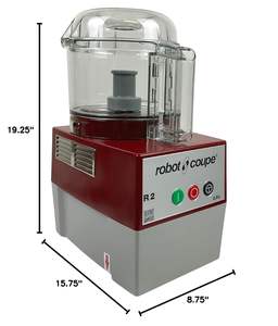 LISTO PARA ENVIAR Procesador de Alimentos de Alimentación Continua con Tazón Transparente de Policarbonato de 2.9 Litros, 1 HP, 120 Voltios. - Product Image 2