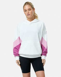 Sudadera con Capucha para Mujer, Estilo Informal, con Hombros Caídos, Ultra Blanca, Antiarrugas y Transpirable, con Cierre, Personalizable con Logotipo - Product Image 2