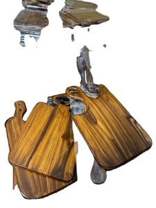 Planche à découper en bois à finition naturelle, planche à découper multifonctionnelle pour la cuisine, la préparation des aliments, planche à découper pour la viande - Product Image 3