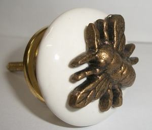 Poignées et boutons en céramique colorés avec poignées pour quincaillerie d'armoires de cuisine et de salle de bain pour l'organisation des tiroirs - Product Image 1